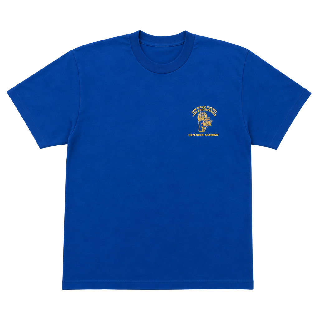 Vintage 1980s Velva Sheen San Diego County Law Enforcement Explorer Academy T-Shirt 1
