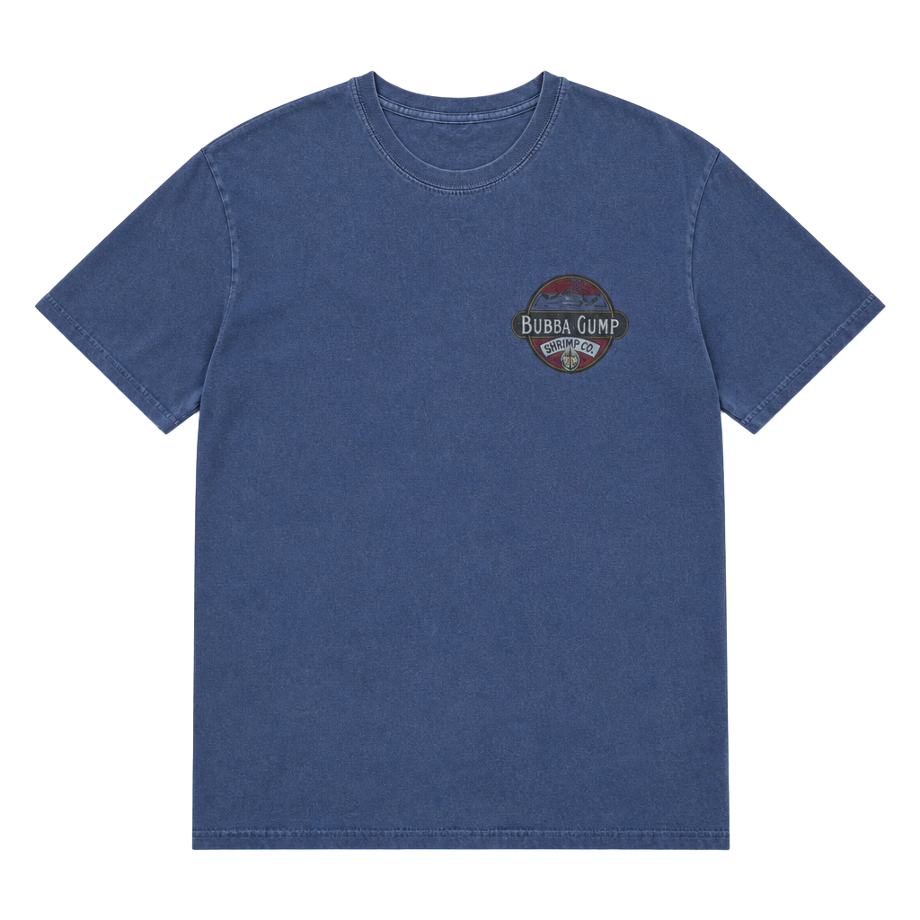 Bubba Gump Shrimp Co. Anaheim CA Graphic T-Shirt Blue Size L 1
