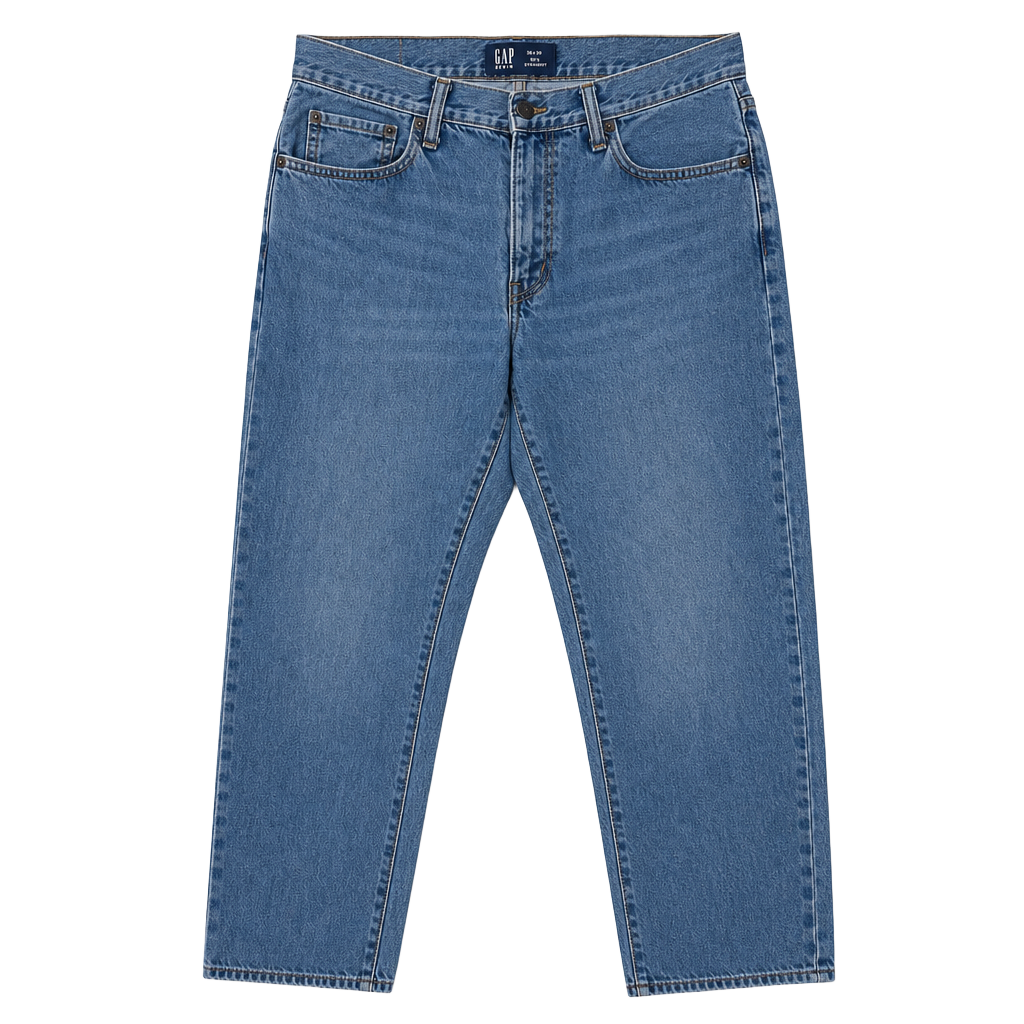 Gap Denim Straight Leg Jeans Blue Wash 30x30 1