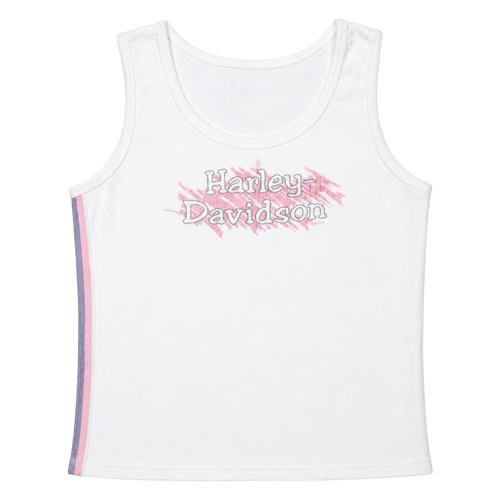 Harley-Davidson "Glitter & Stripes" Tank Top 1