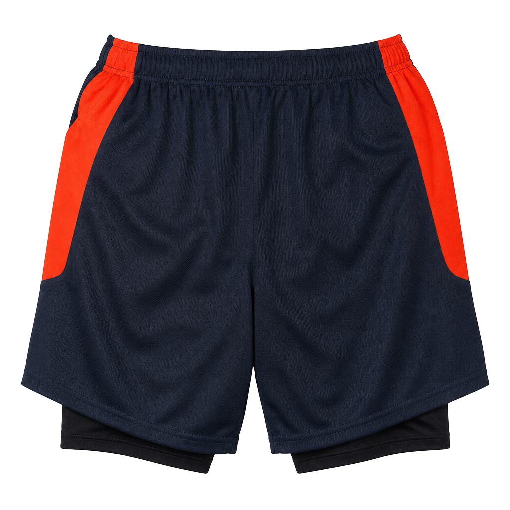 Zengvee Men's 2-in-1 Athletic Running Shorts with Liner 1