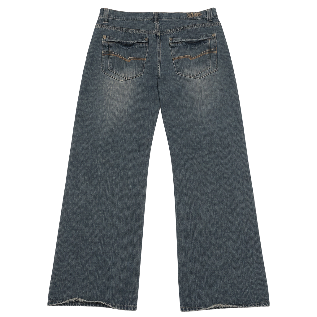 Blue Gear Men's Straight Leg Denim Jeans, Size 38x32 1