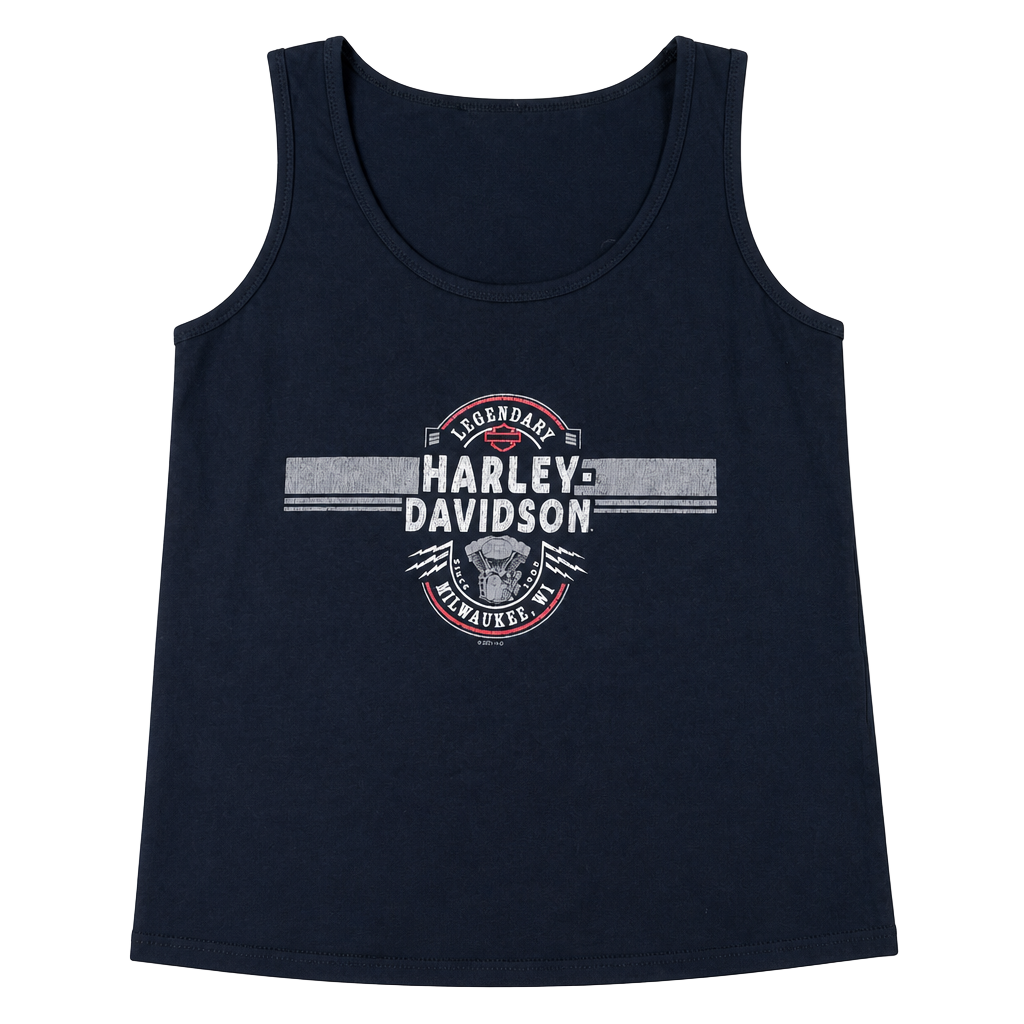Harley-Davidson Savannah Georgia On River Street Women's Tank Top XL 1