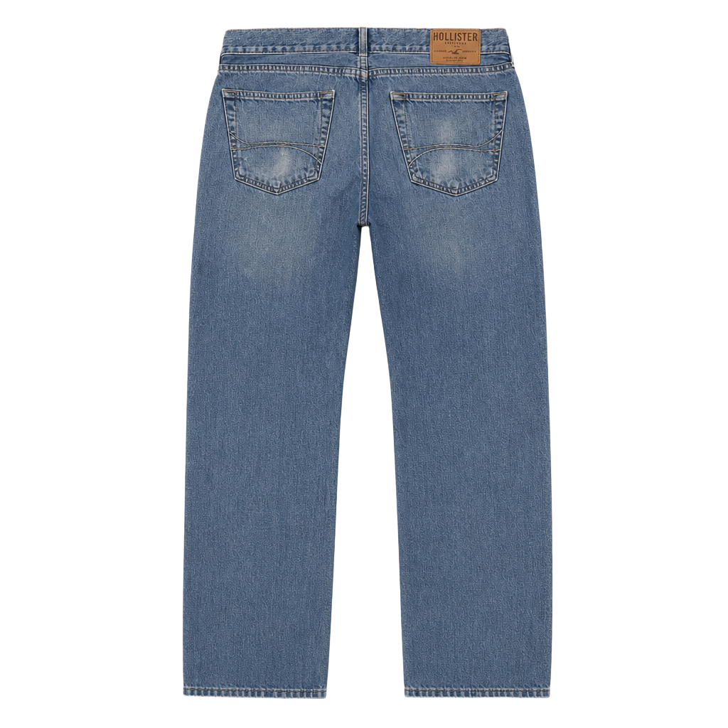Hollister Boot Cut Men's Blue Denim Jeans Size 32x32 1