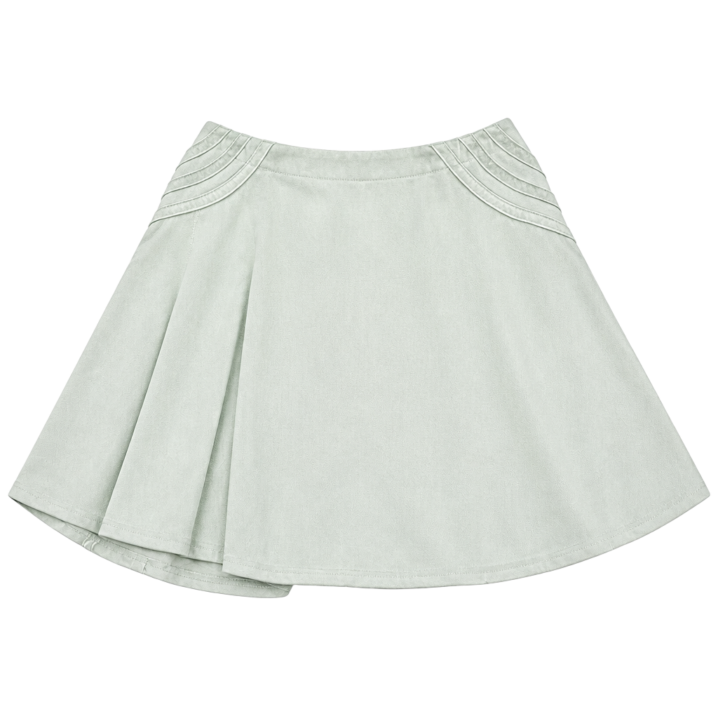 Adidas Athletic Skort Size L (14) Light Blue Tennis Skirt 1