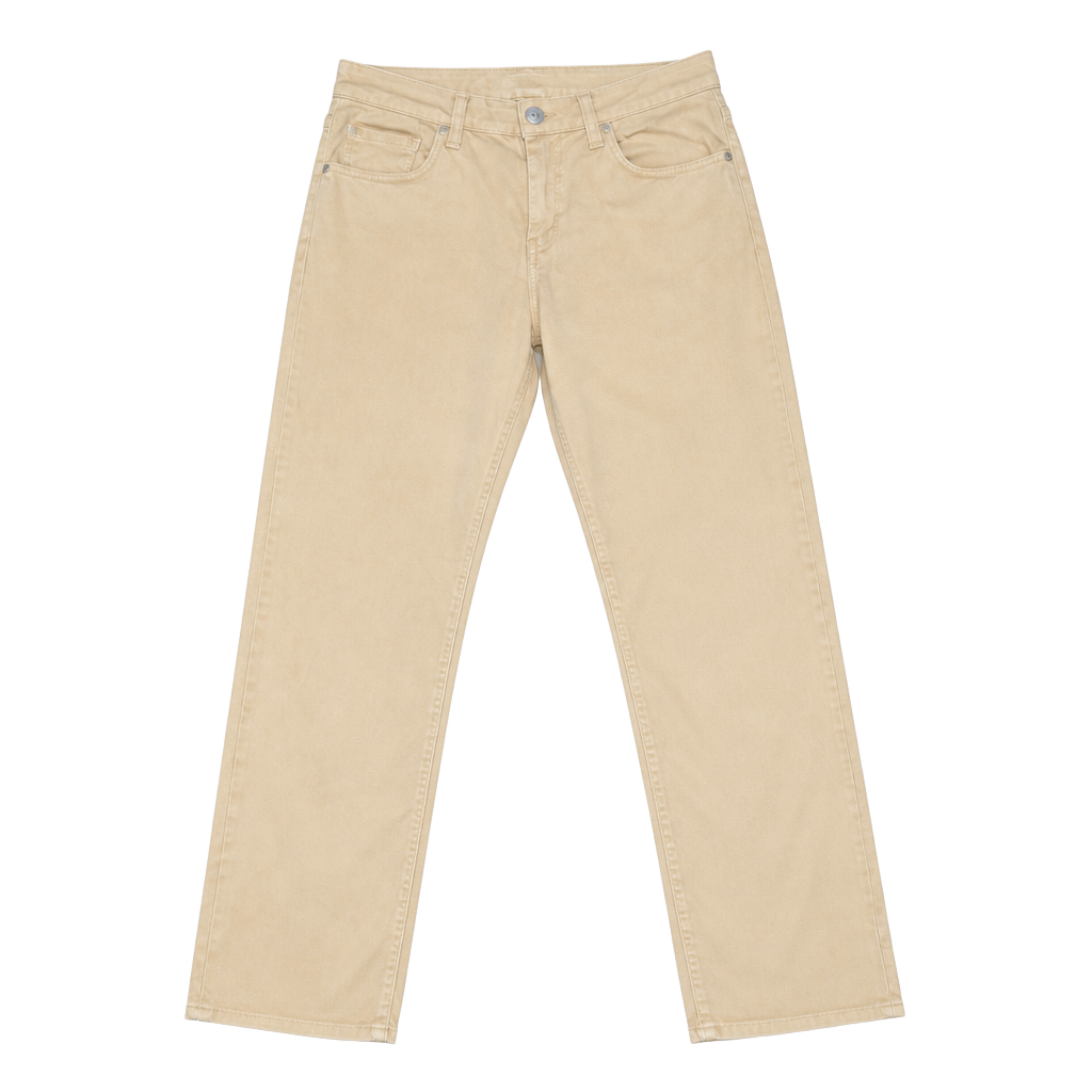 Mavi Zach Straight Leg Pants Size 32x32 Beige Cotton 1