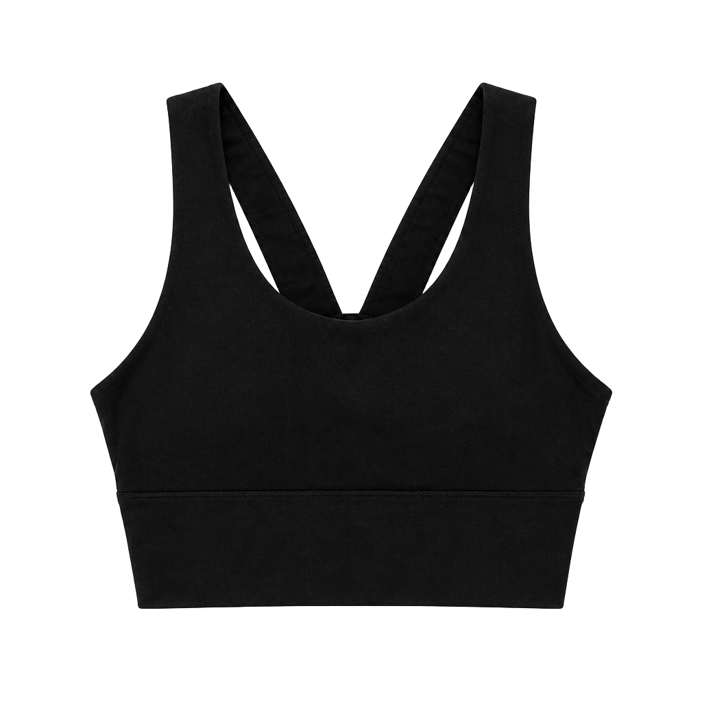 CXIX Sports Bra Size L Black Athletic Crop Top/158 1