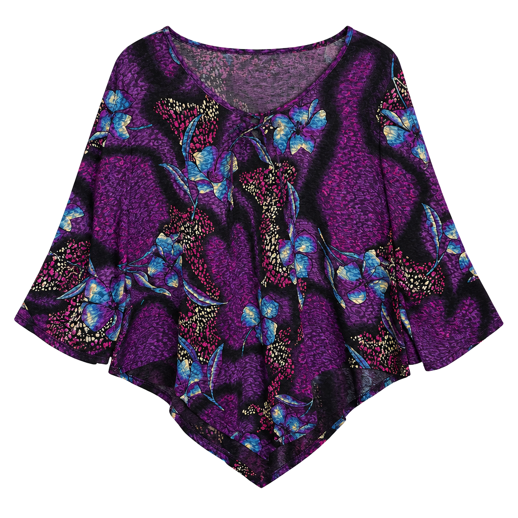 The Magic Scarf Company Poncho Top One Size Fits Everybody 1