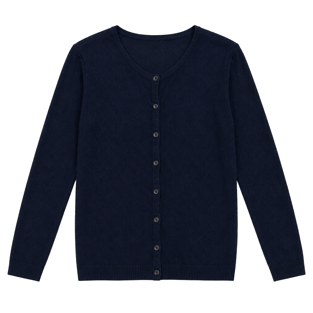 Christopher & Banks Cardigan Size XL Navy Blue Button Sweater/166 1