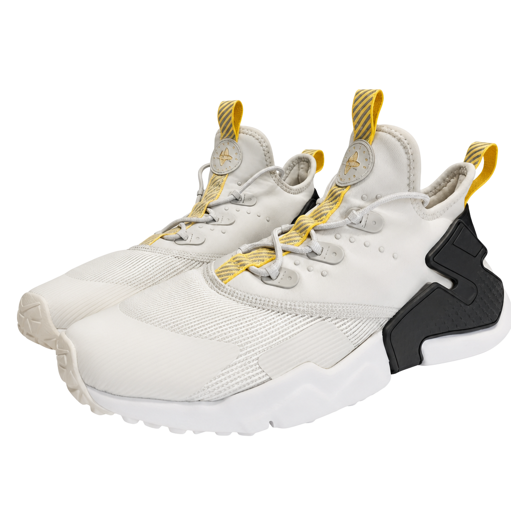 Nike Huarache Drift GS Running Shoes Light Bone/Vivid Sulfur 943344-004 1