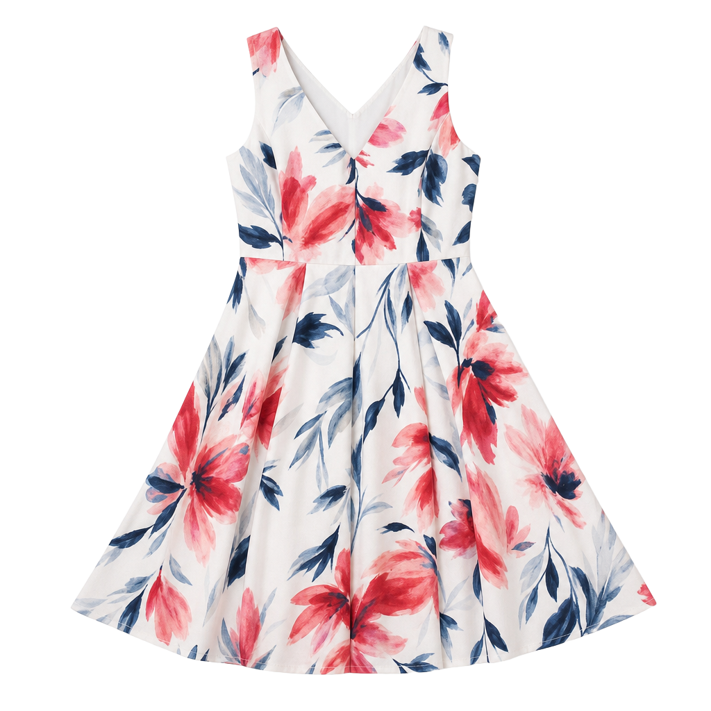 DKNY Dress Women's 10 White Floral Zips Sleeveless Cocktail Business Wedding NWT NEW 1