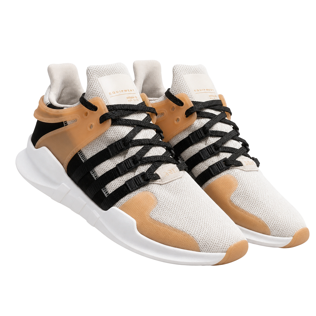 Adidas EQT Support ADV Womens Size 7.5 Gray Black Coral Running Shoes Sneakers 1