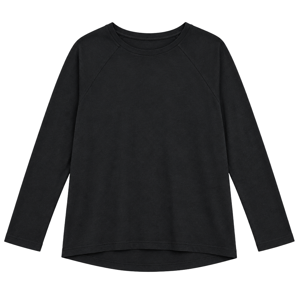 Lululemon Long Sleeve Shirt Size 12 Black Merino Wool Athletic 1