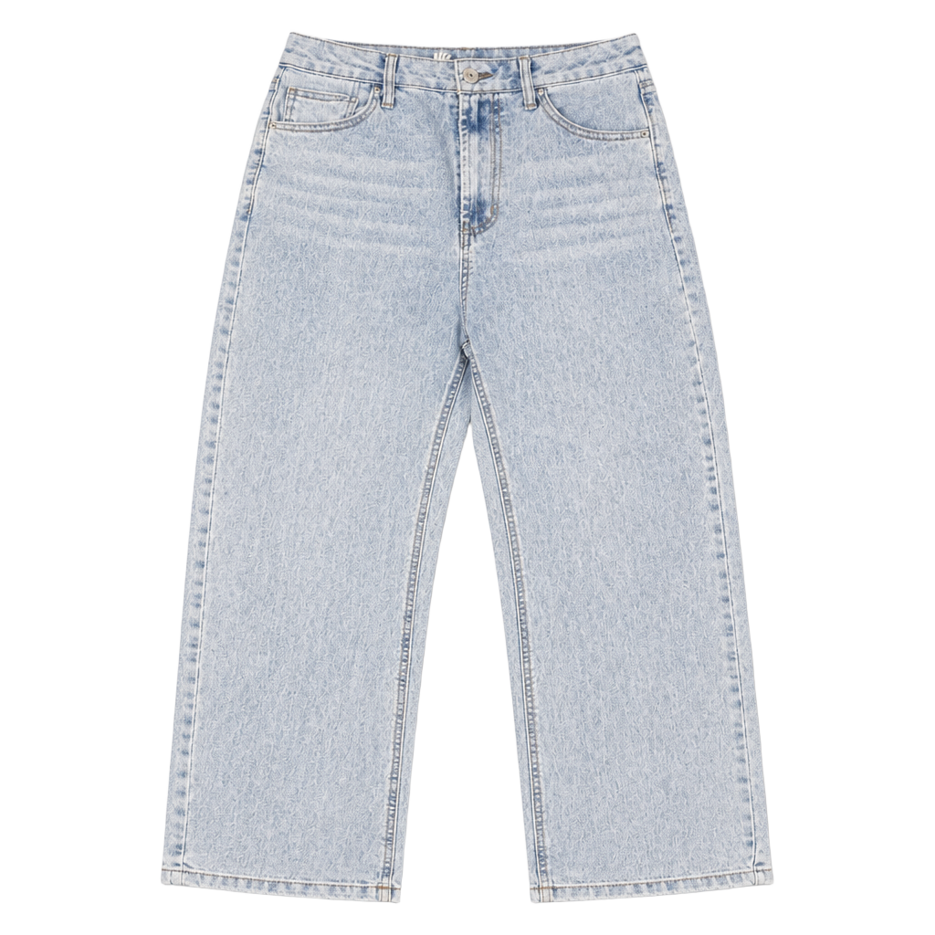 No Boundaries Light Wash High Rise Baggy Jeans Size 10 1