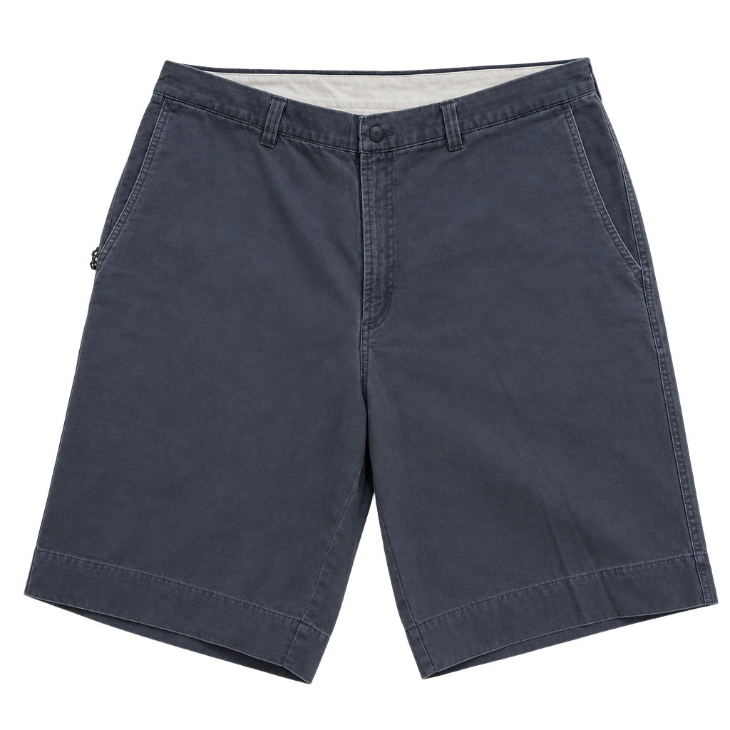 Super Sick Y2K Faded Navy Grey Tone Canvas Cotton Shorts Columbia Utility Hiking Mens Large 1