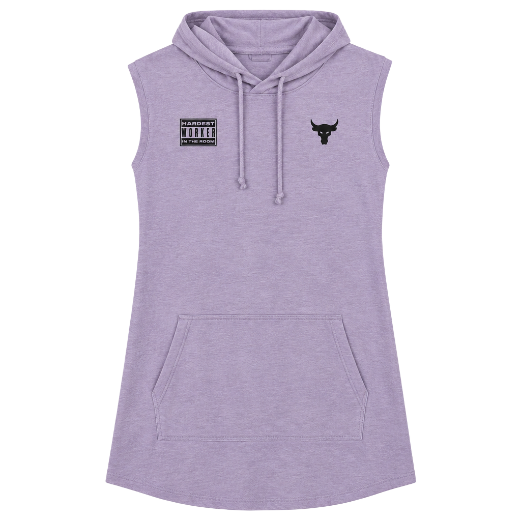 Under Armour Project Rock Sleeveless Hoodie Size XL Purple 1