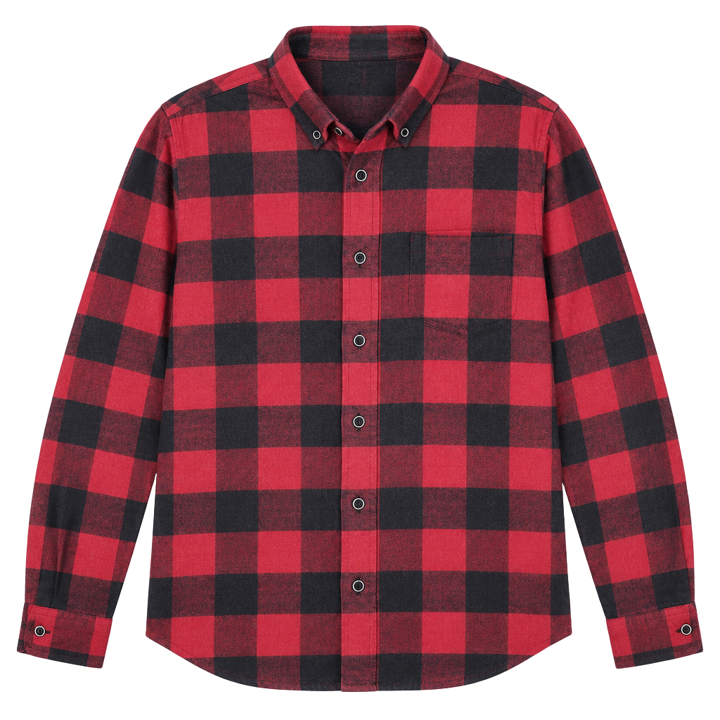 Weatherproof Vintage Flannel Shirt Size XL Red Black Buffalo Plaid 1