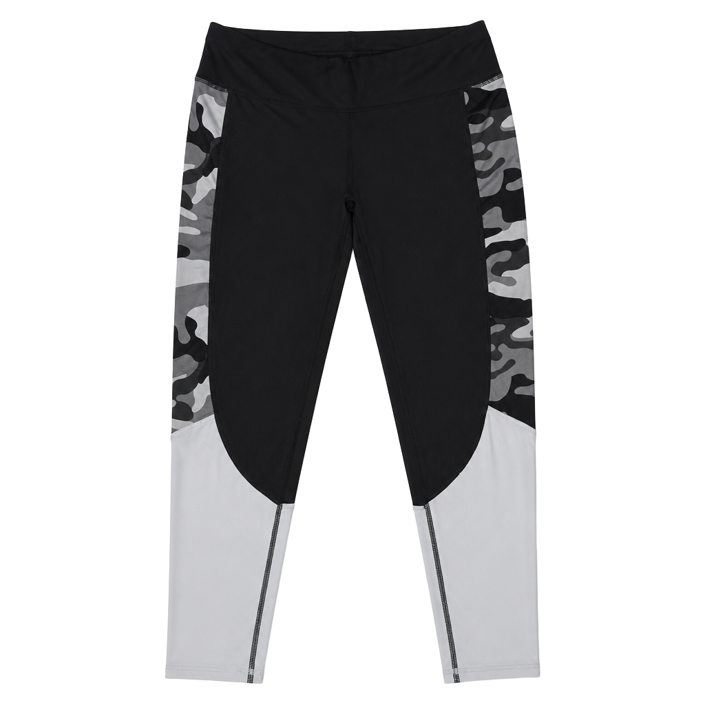 Reebok Women's One Series Elite Camo Compression Leggings AX8671 1