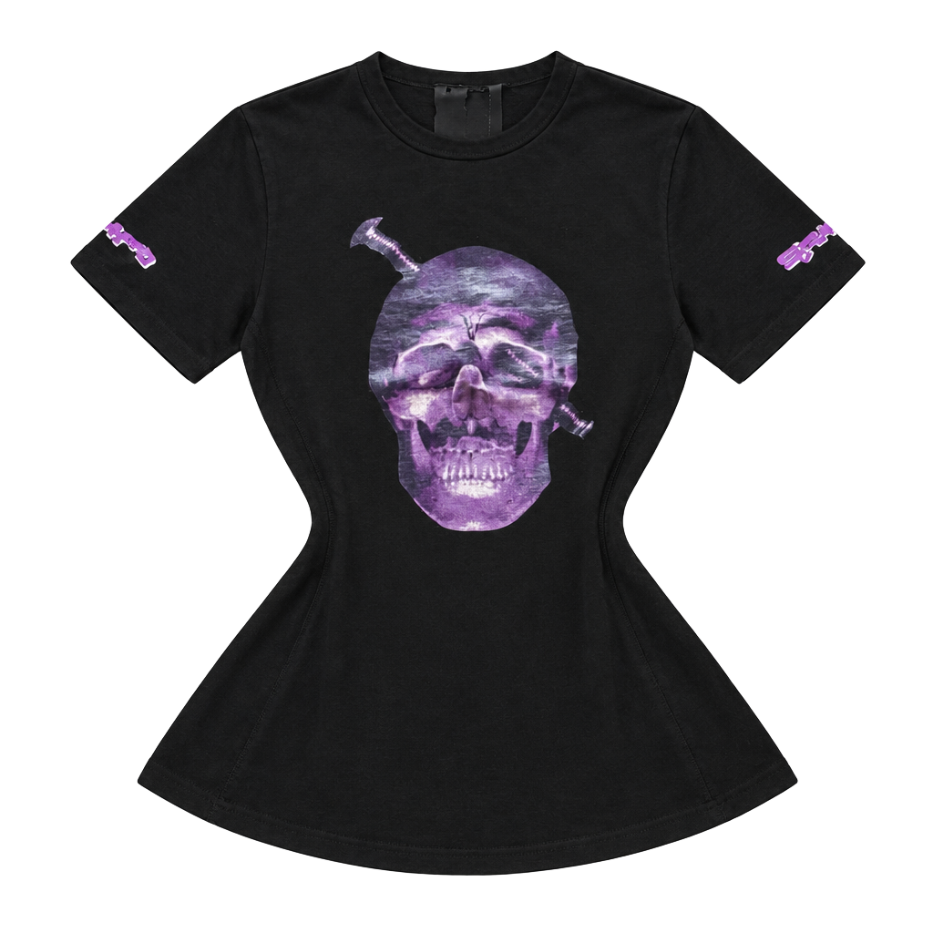 Vlone Screwhead T-Shirt Black Purple Graphic Tee 1