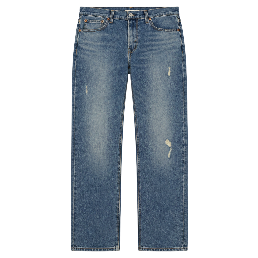 Levi's Boyfriend Jeans 28x26 Light Wash Distressed Relaxed 1