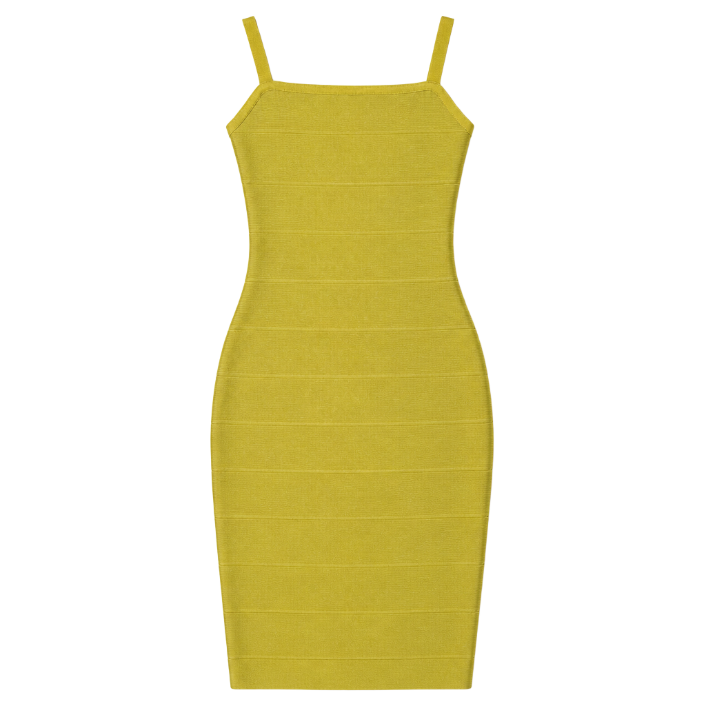 INC International Concepts Bandage Dress Size M Sunflower Yellow New 1