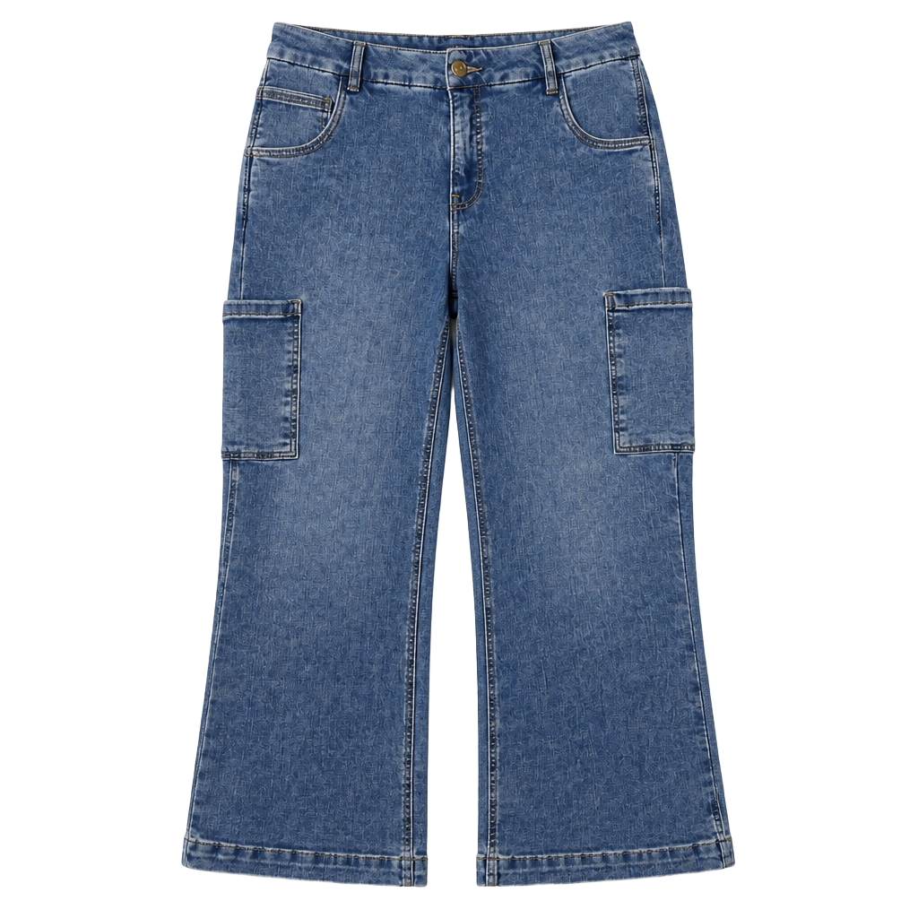 KUT from the Kloth Jodi Fab Ab Wide Leg Jeans Size 14W 1