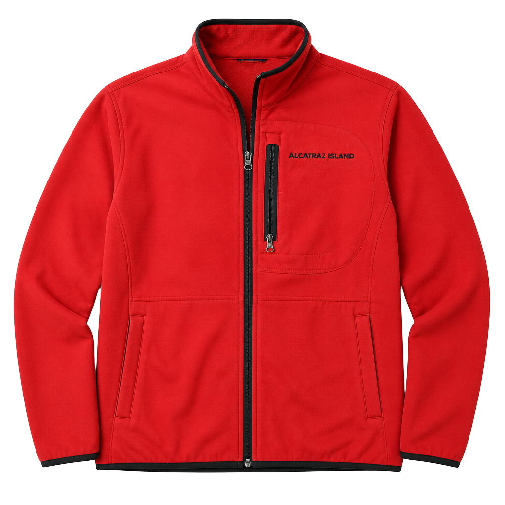 Alcatraz Island Prison Penitentiary Souvenir National Park Jacket Shirt Mens XL 1