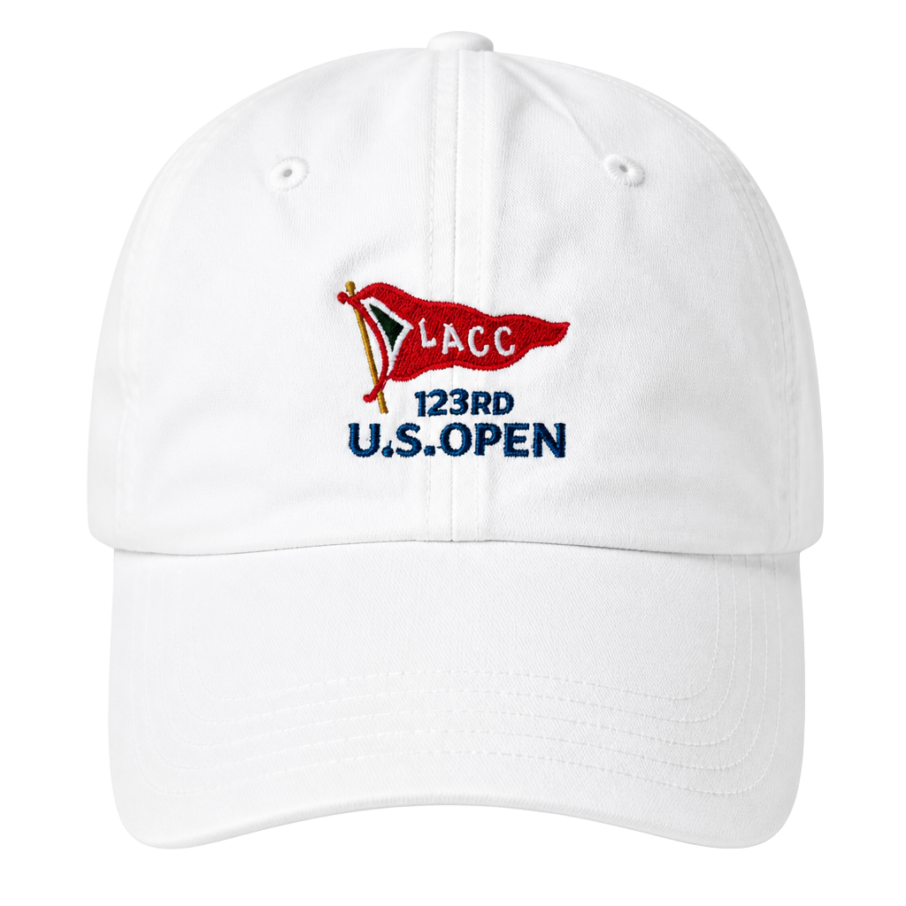 Ahead 123rd U.S. Open LACC USGA Member Lightweight Golf Hat White 1