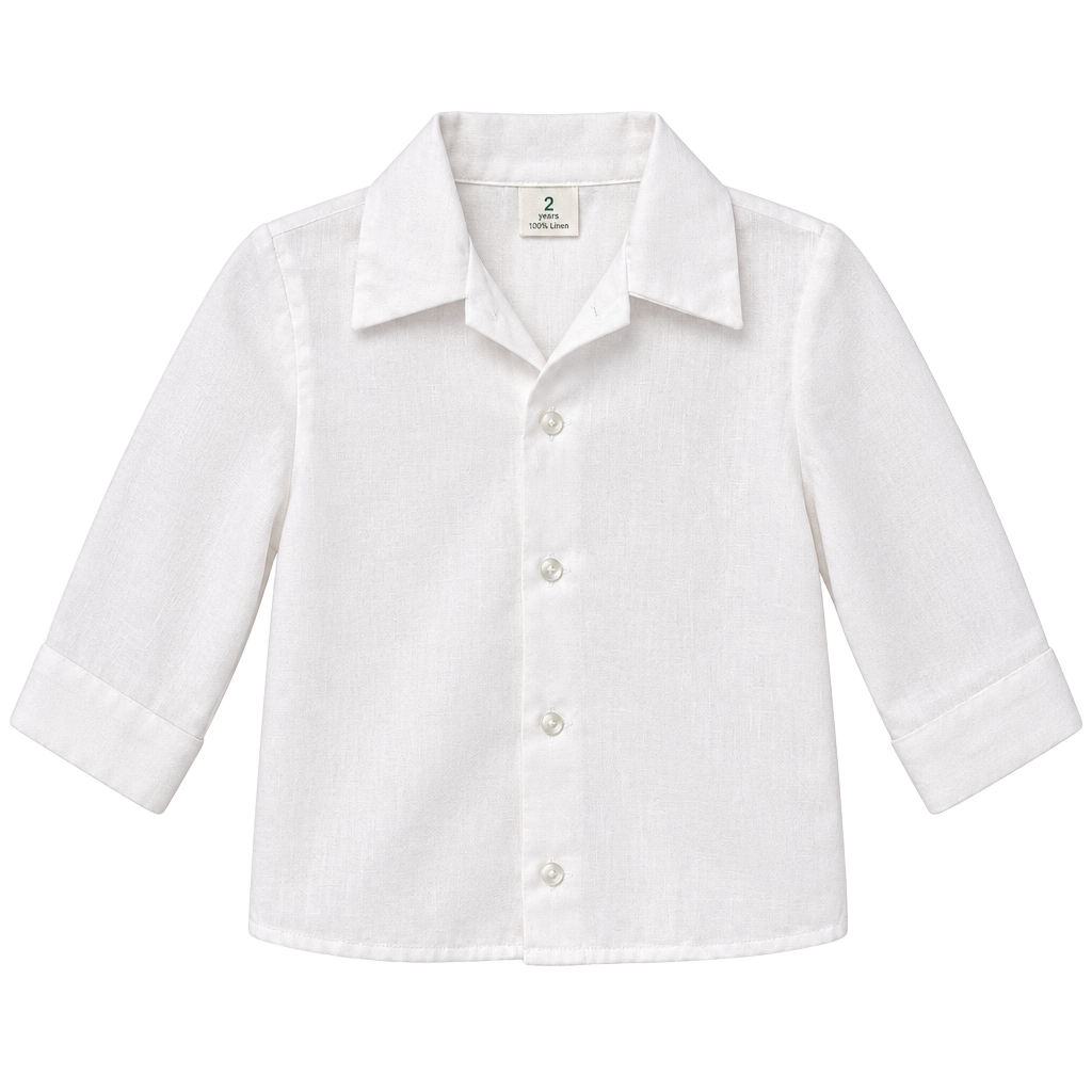 Toddle Time JCPenney Button-Down Shirt Size 2 White Long Sleeve Collared 1