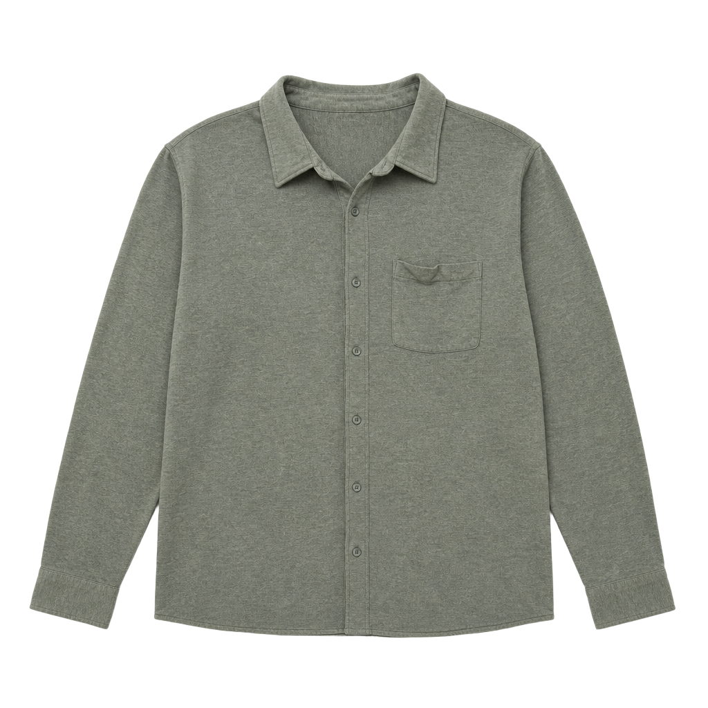 Lucky Brand Long Sleeve Button Down Shirt Olive Green 1