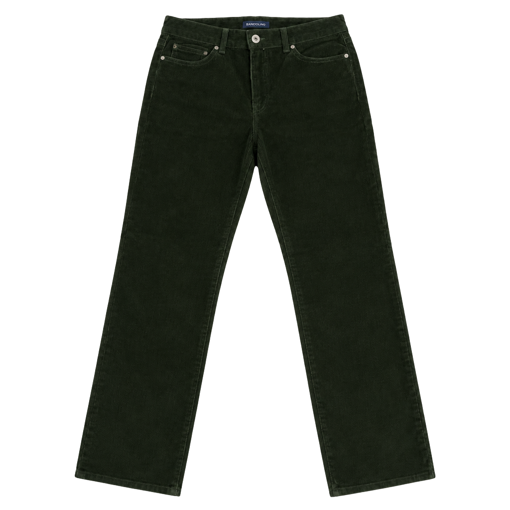 Earthcore Bandolino Mandie Corduroy Pants Size 10 Green 1