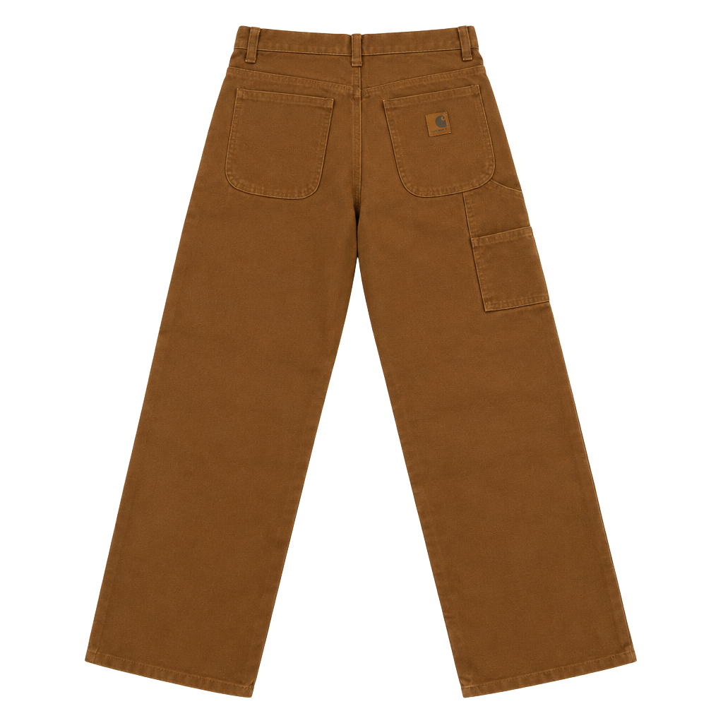 Carhartt Utility Pants Size 12 Brown Canvas 1