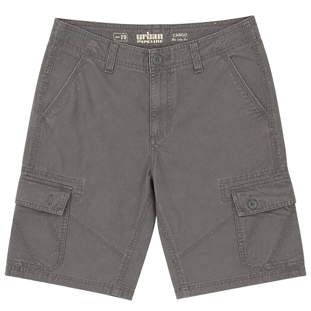 Urban Pipeline Men's Cargo Shorts, Gray, Size 29 1