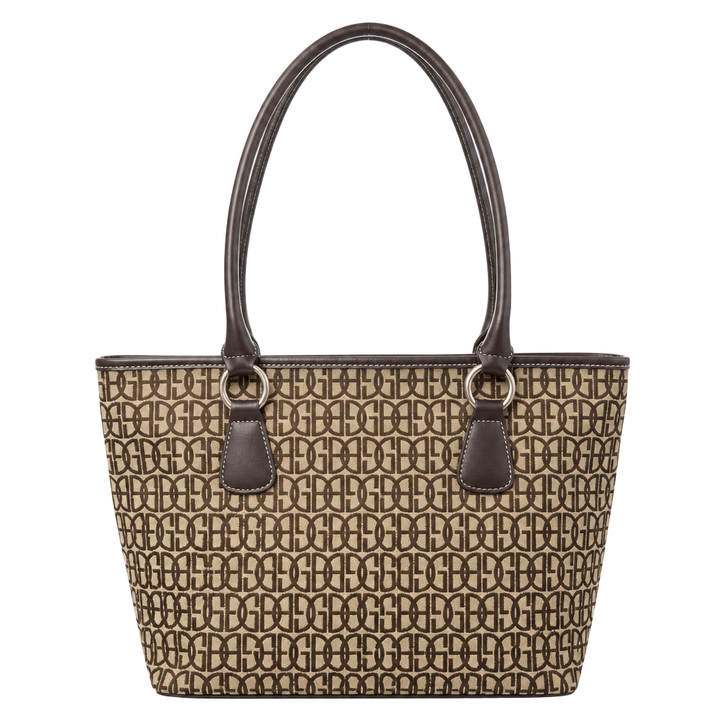 Giani Bernini Signature Tote Bag with Monogram Pattern 1