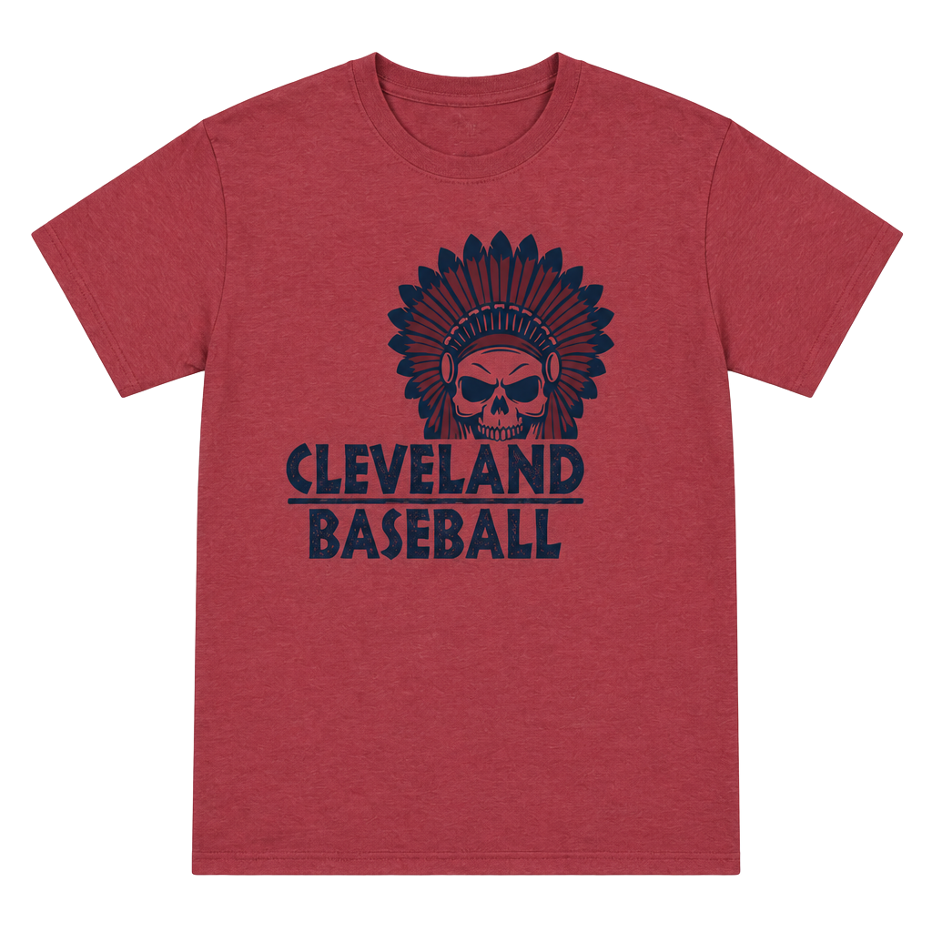 Blow Rule Cleveland Baseball Graphic T-Shirt Red 1