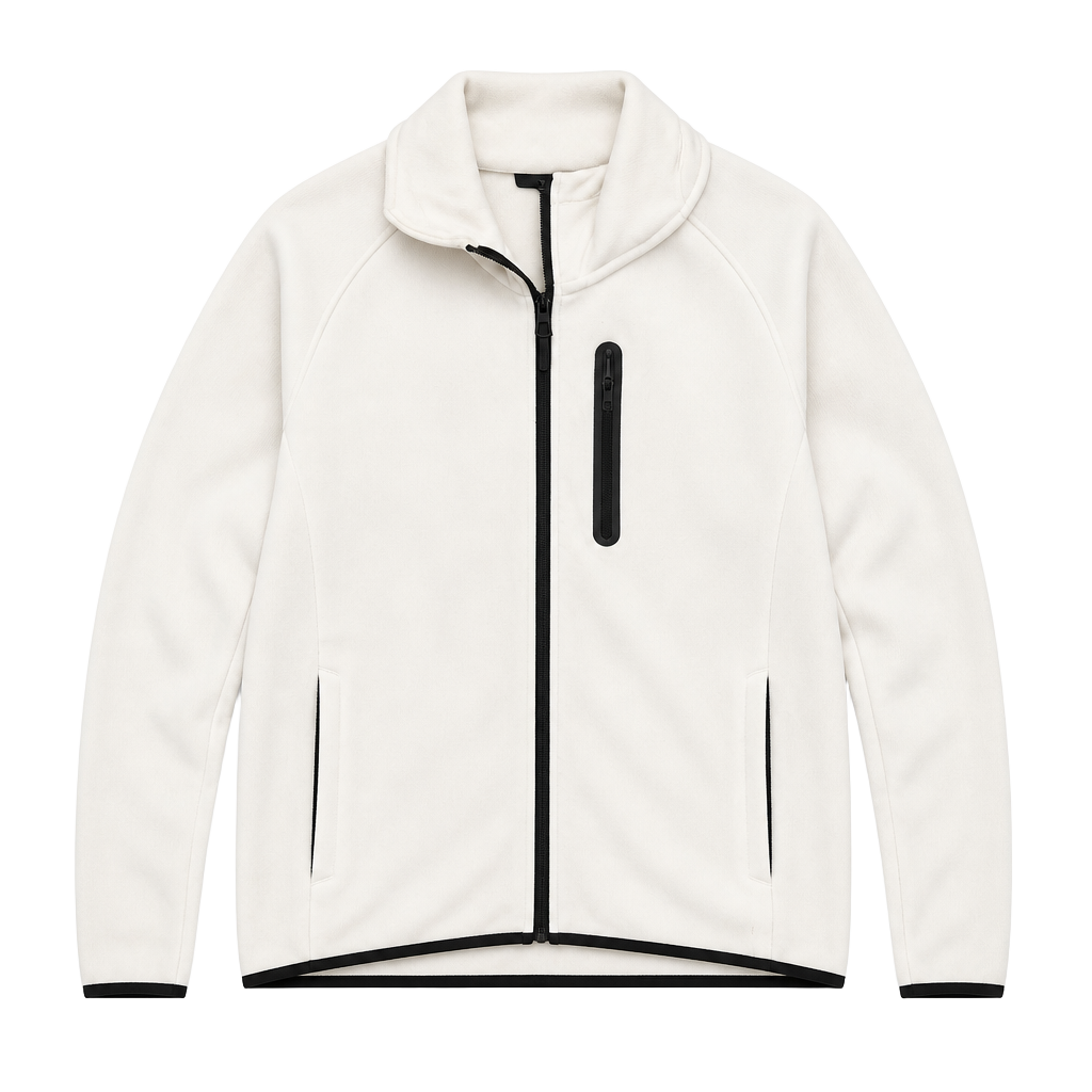 Uniqlo Dry Stretch Sweat Full-Zip Hoodie White Size XS 1