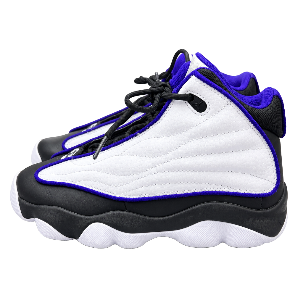 Jordan Pro Strong GS Electro Purple White Black Size 3.5Y 1