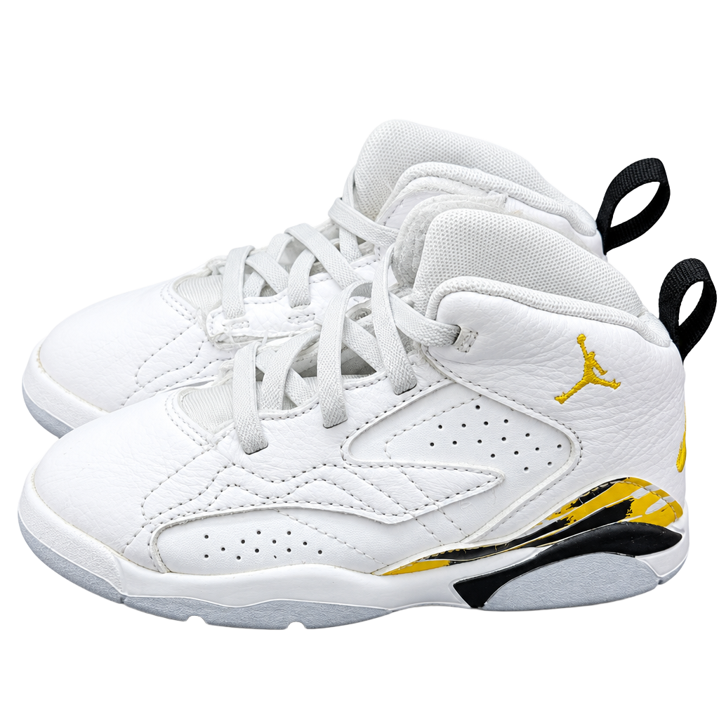 Jordan True Flight Toddler White Yellow Ochre Black 1