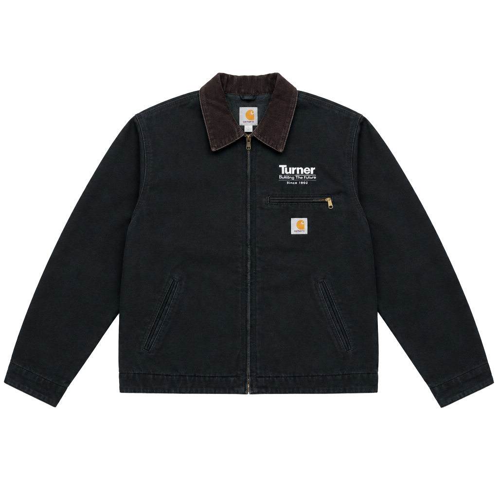 Carhartt Detroit Jacket Black Turner Construction Portland 1