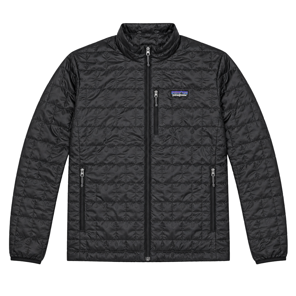 Patagonia Nano Puff Jacket Size L Black Bay Club 1