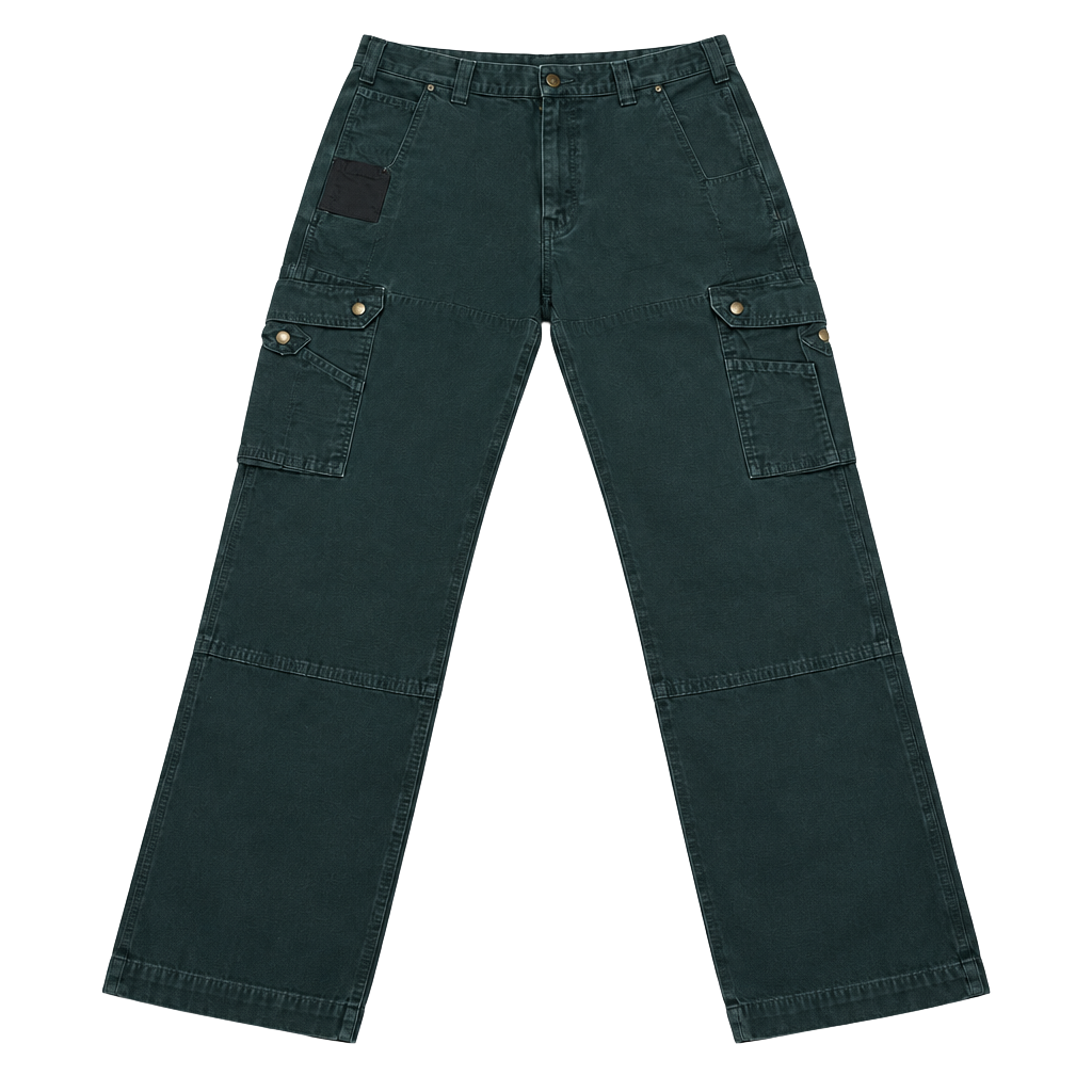 Carhartt B342 Ripstop Cargo Work Pants Size 38x34 Black 1
