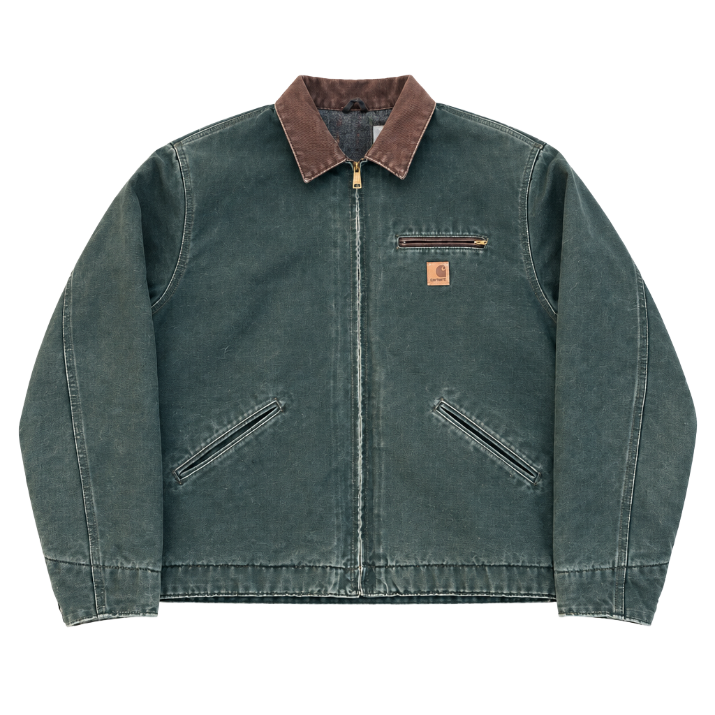 Carhartt Detroit Jacket Size 2XL Tall Moss Green 1