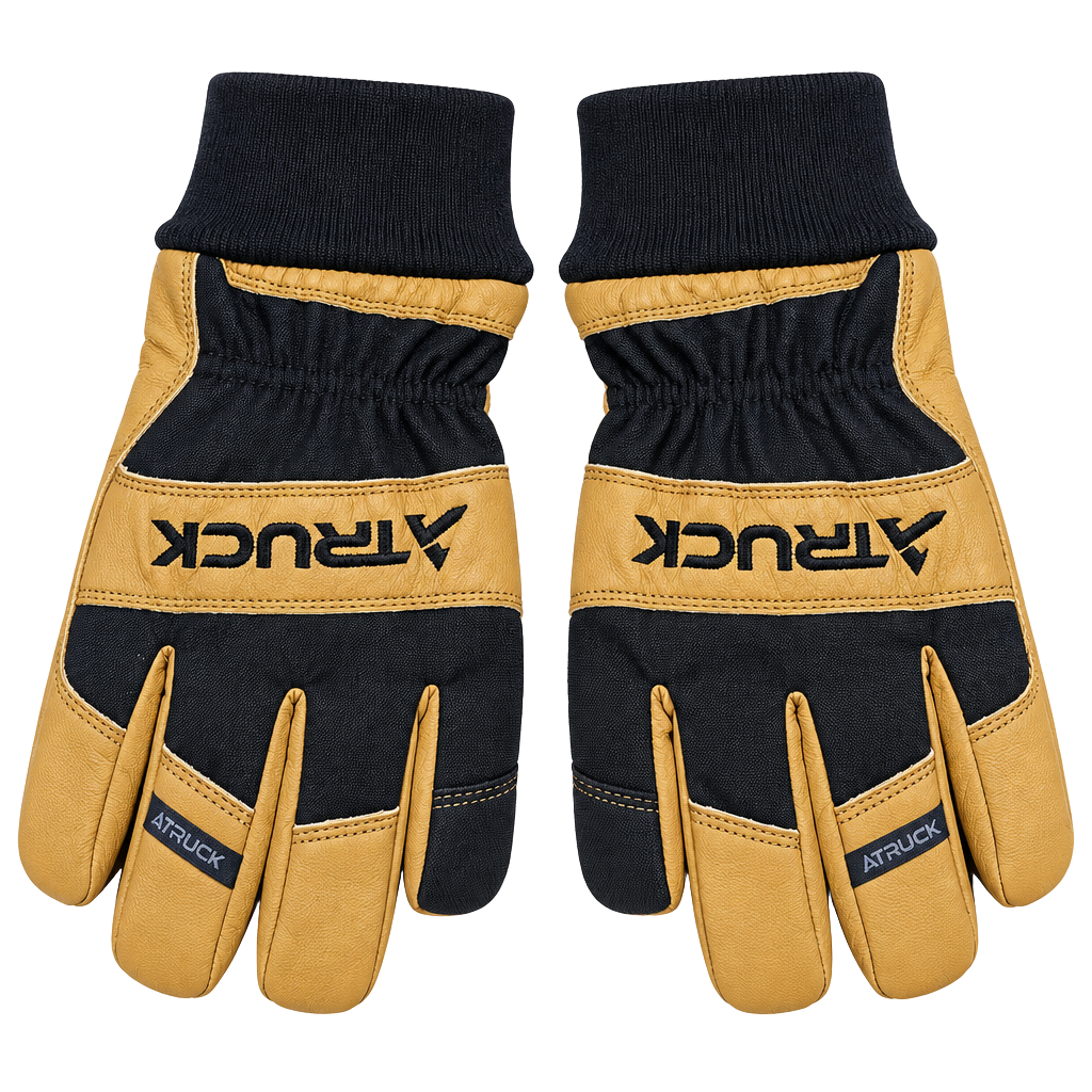 Truck M1 Glove Size 7 Brown Leather Ski Gloves 1
