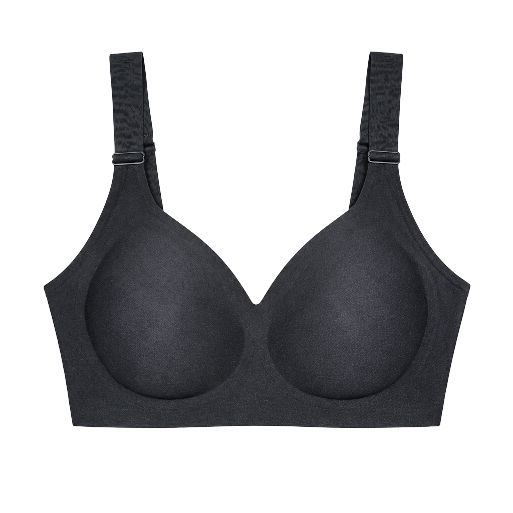 Letsjoli Wireless Seamless Bra Size M Black 1