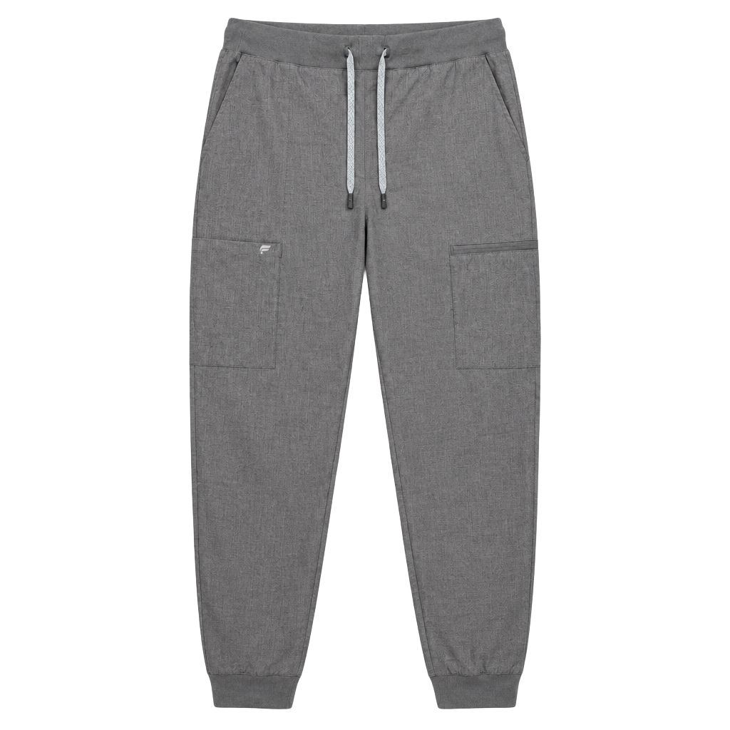 Fabletics Jogger Pants Size L Gray Drawstring Athletic 1
