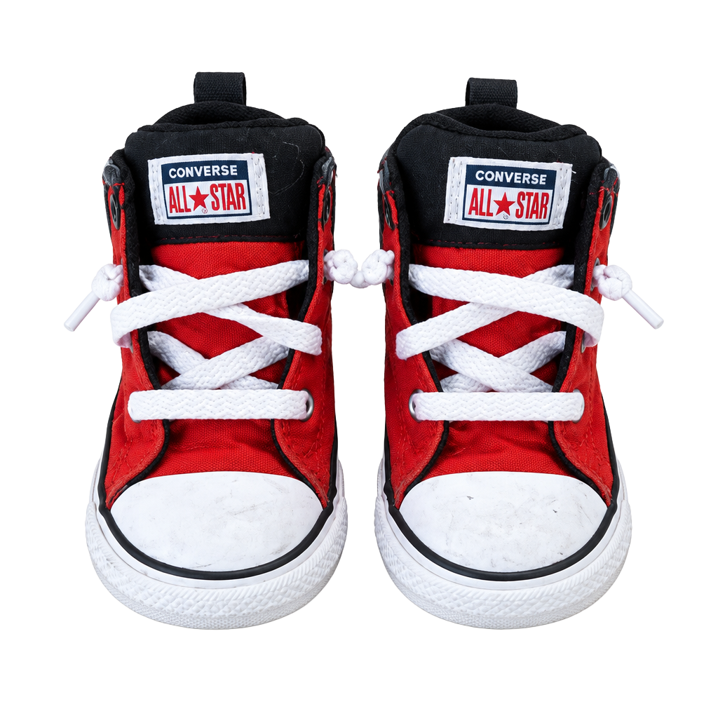 Converse Chuck Taylor All Star Axel Mid toddler Size 8 Red Black 1