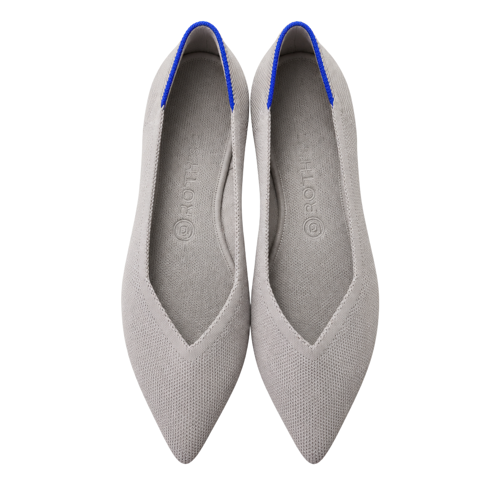Rothy's The Point Flat Size 9 Beige 1