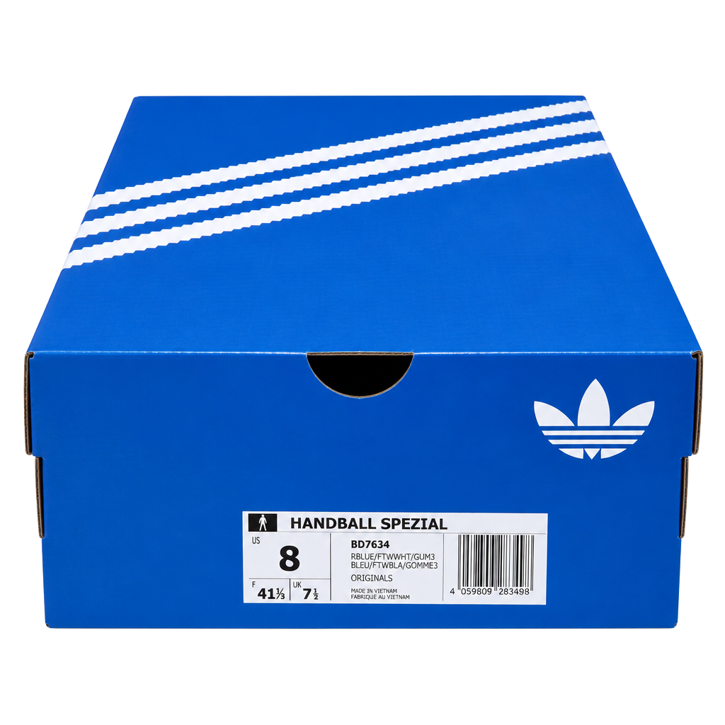 Adidas Handball Spezial Size 8 mens Cream White Blue Gum 1