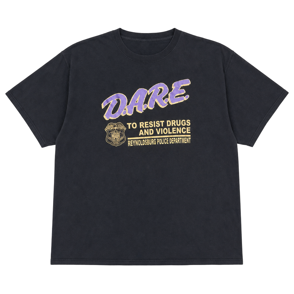 Vintage D.A.R.E. Reynoldsburg Police Department T-Shirt Size L 1