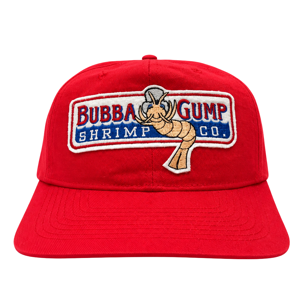 Vintage Bubba Gump Shrimp Co. Red Snapback Hat One Size 1